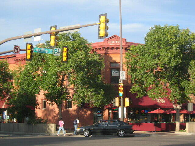 Street scene in Old Town Fort Collins